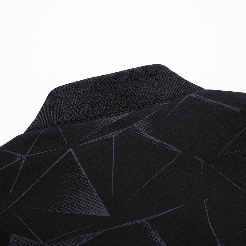 Herren modische Sweatjacke mit grafischem Muster Echoarchiv