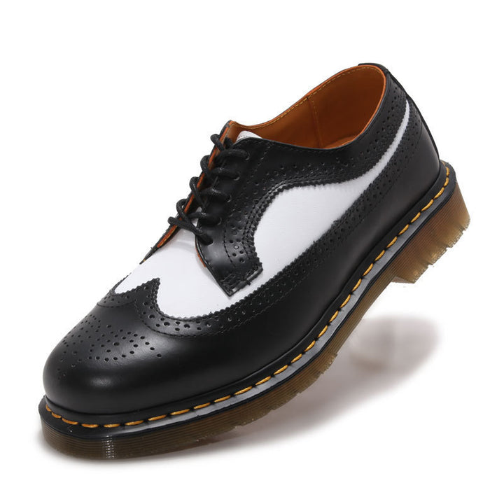 Herren klassische Brogue Derby Schnürschuhe mit gepolsterter Luftsohle Echo Archiv