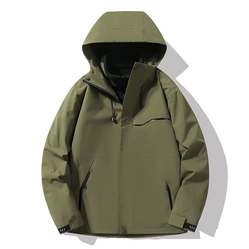 Herren Wetterfeste Outdoor Jacke Echo Archiv