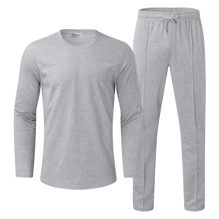 Herren Freizeit-Loungewear-Set mit Langarmshirt und bequemen Jogginghosen Echoarchiv