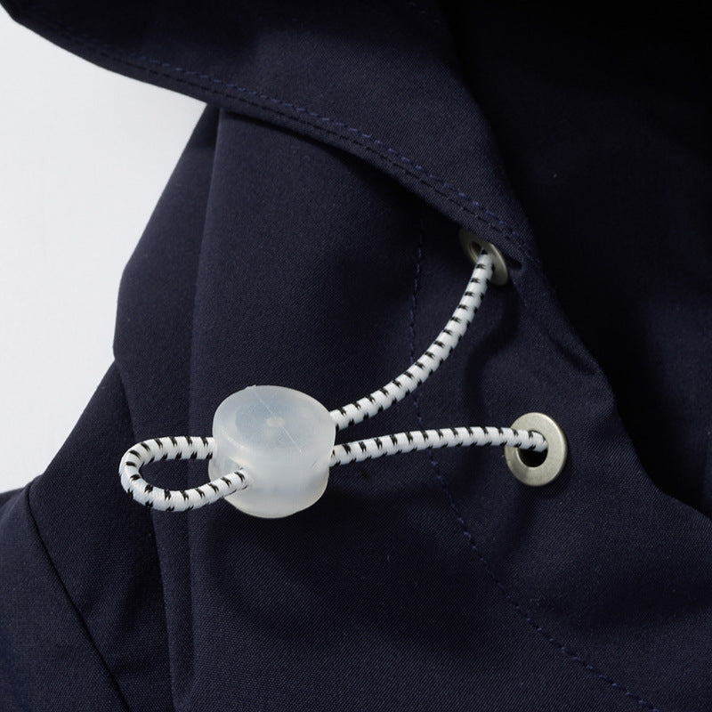 Damen Sportjacke mit Kapuze und Farbblock-Design Echo Archiv