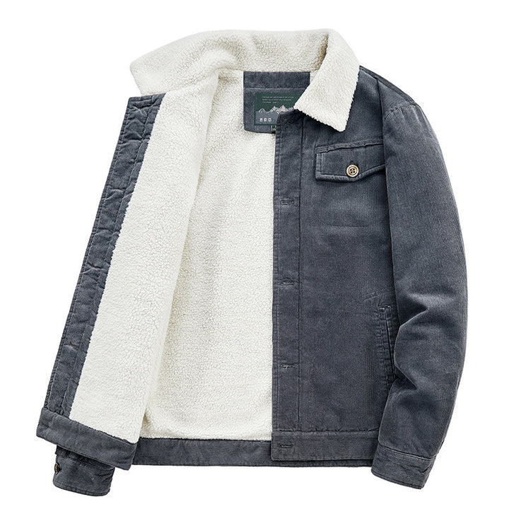 Herren Lässige Flanelljacke mit Warmfutter Echo Archiv