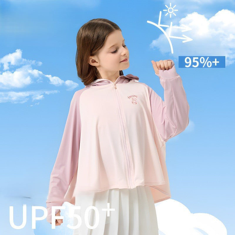 Jungen atmungsaktive Kapuzenjacke mit UV-Schutz Echo Archiv