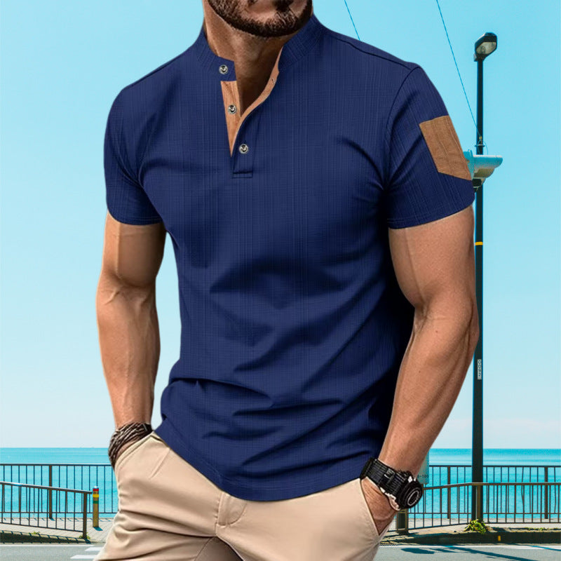 Herren Kurzarm Poloshirt mit Knopfleiste Echoarchiv