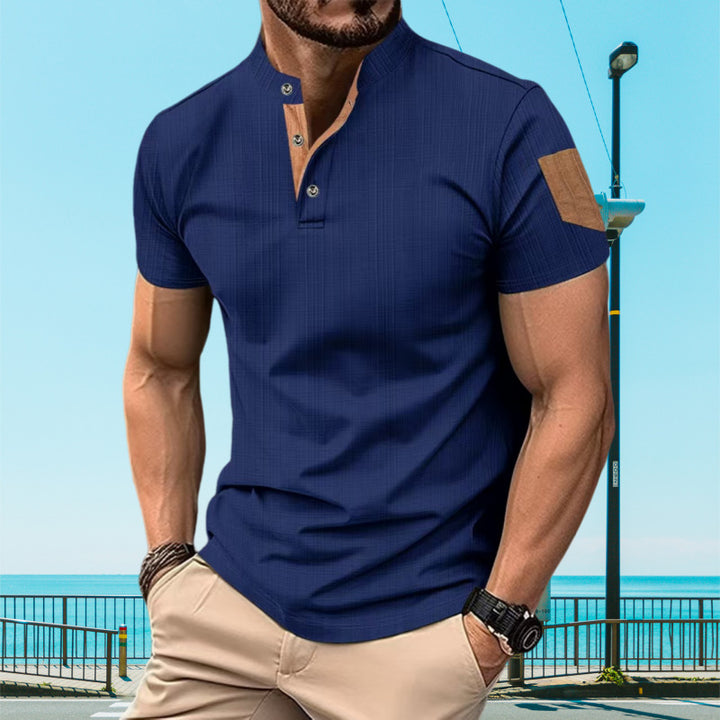 Herren Kurzarm Poloshirt mit Knopfleiste Echoarchiv