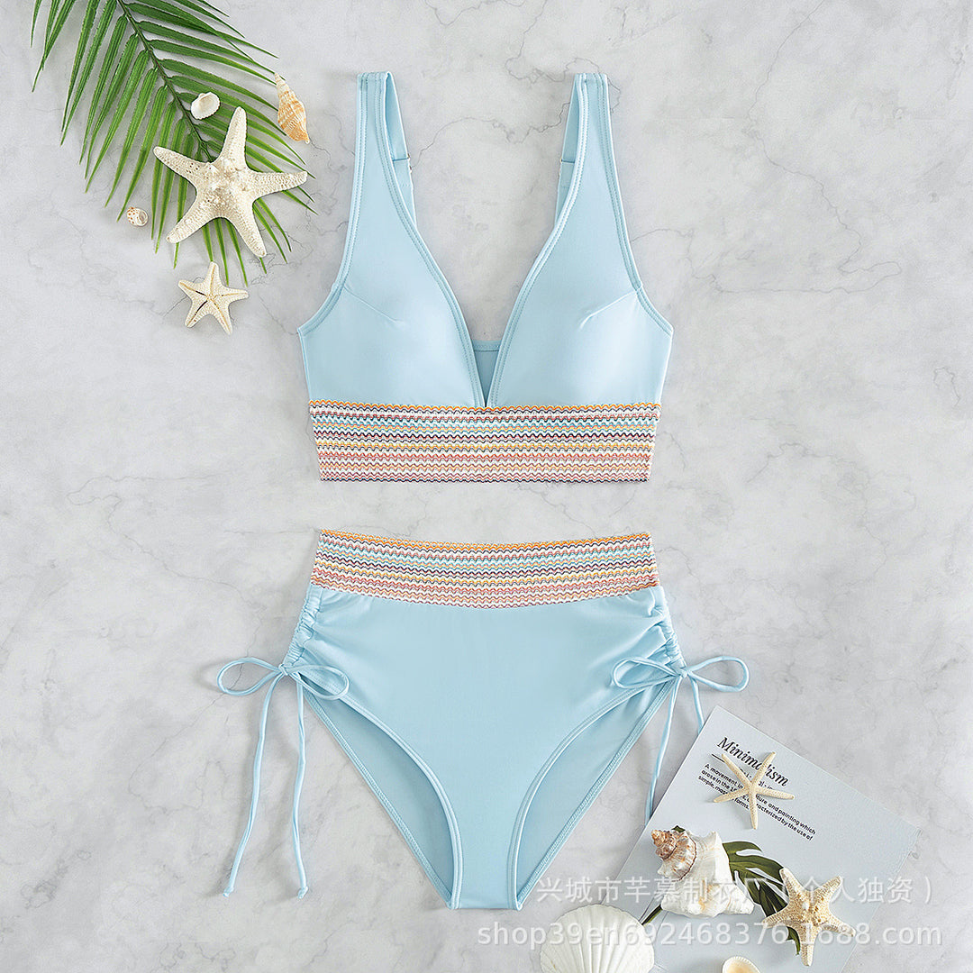 Damen Hochgeschnittener Sportbikini Echo Archiv