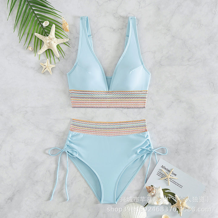 Damen Hochgeschnittener Sportbikini Echo Archiv