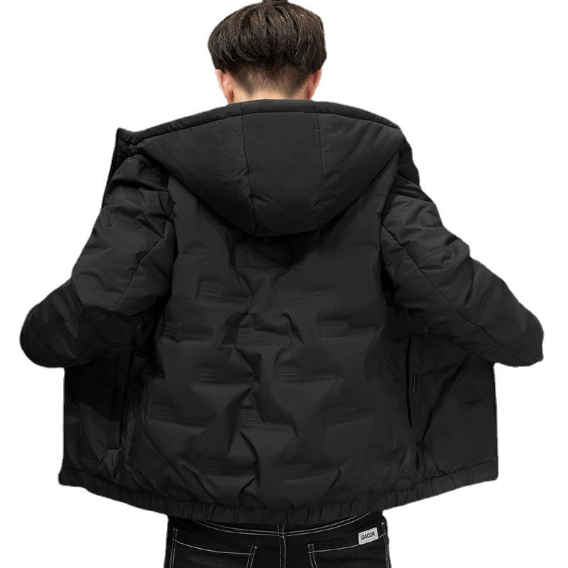 Herren isolierte Übergangsjacke mit Kapuze und wasserdichten Eigenschaften Echoarchiv