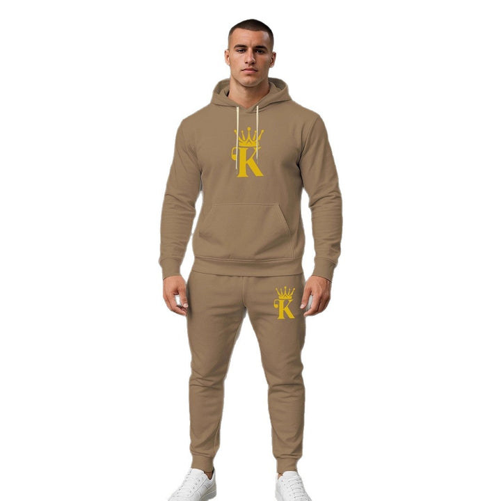 Herren bequemer Hoodie und Jogginghose Set Echoarchiv