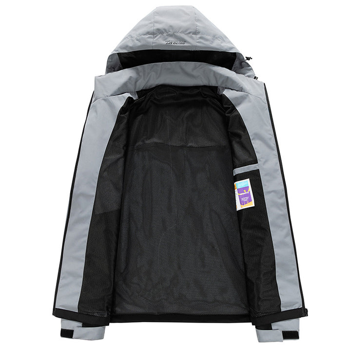 Herren Multifunktionale Outdoorjacke mit abnehmbarer Kapuze Echo Archiv