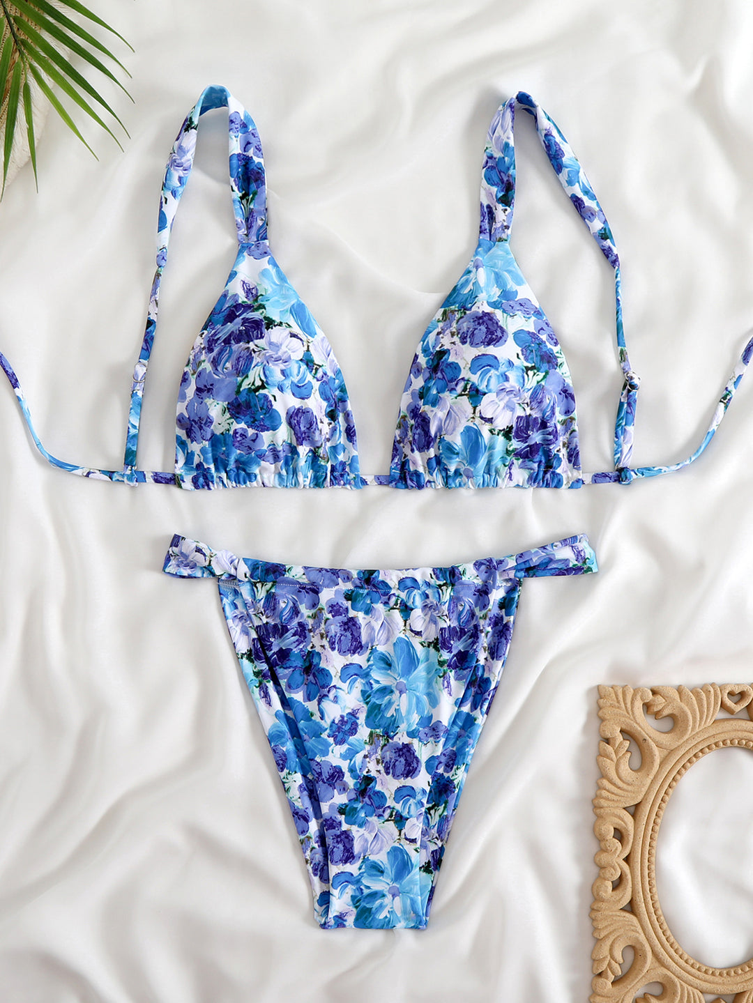 Damen Triangel-Bikini-Set mit modischem Tiermuster Echo Archiv