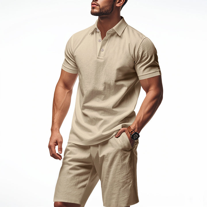 Herren Freizeit Outfit aus atmungsaktiver Baumwolle mit modernem Schnitt Echoarchiv