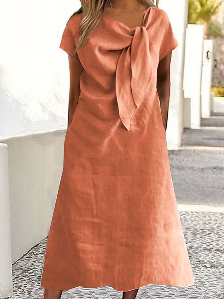 Damen Maxikleid mit schickem Schleifen-Design Echo Archiv