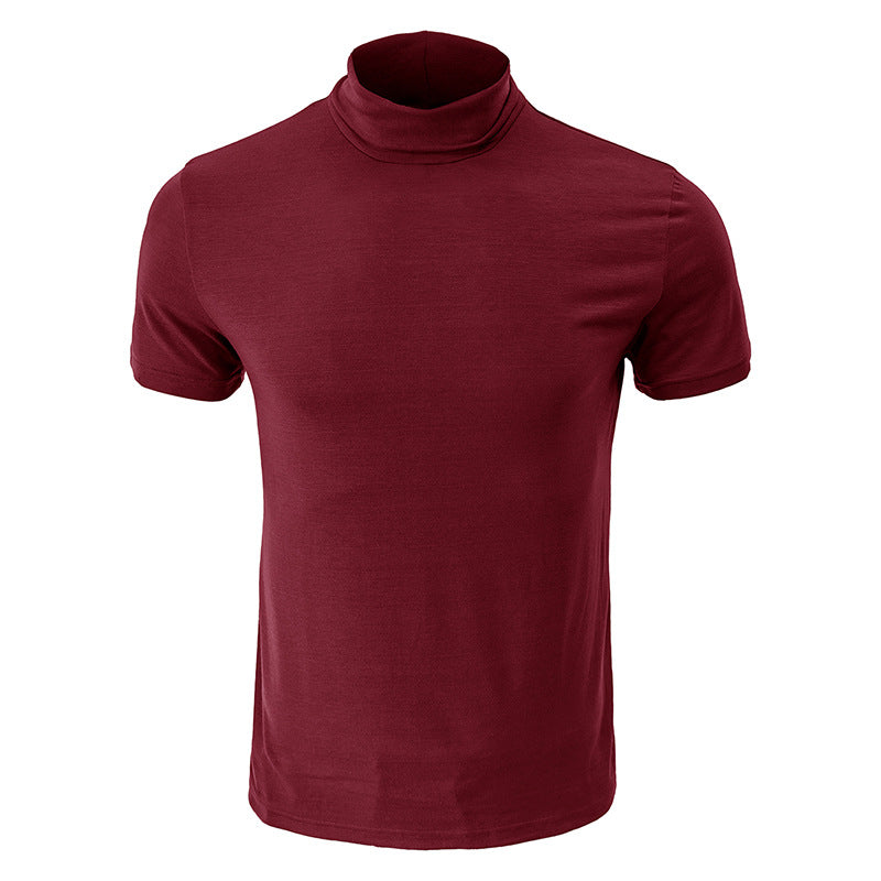Herren Stehkragen T-Shirt Echoarchiv