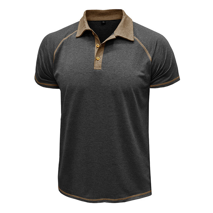 Herren Poloshirt mit kontrastierendem Kragen und hochwertiger Verarbeitung Echoarchiv
