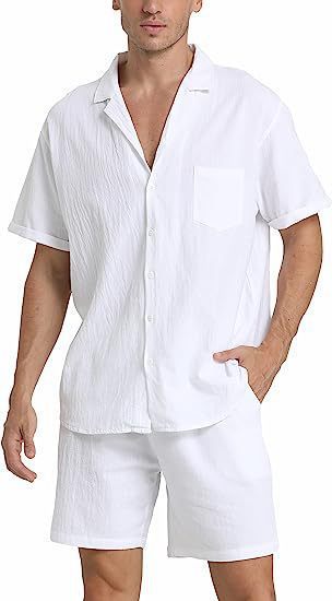 Herren Freizeit-Shorts und Hemd Set Echoarchiv