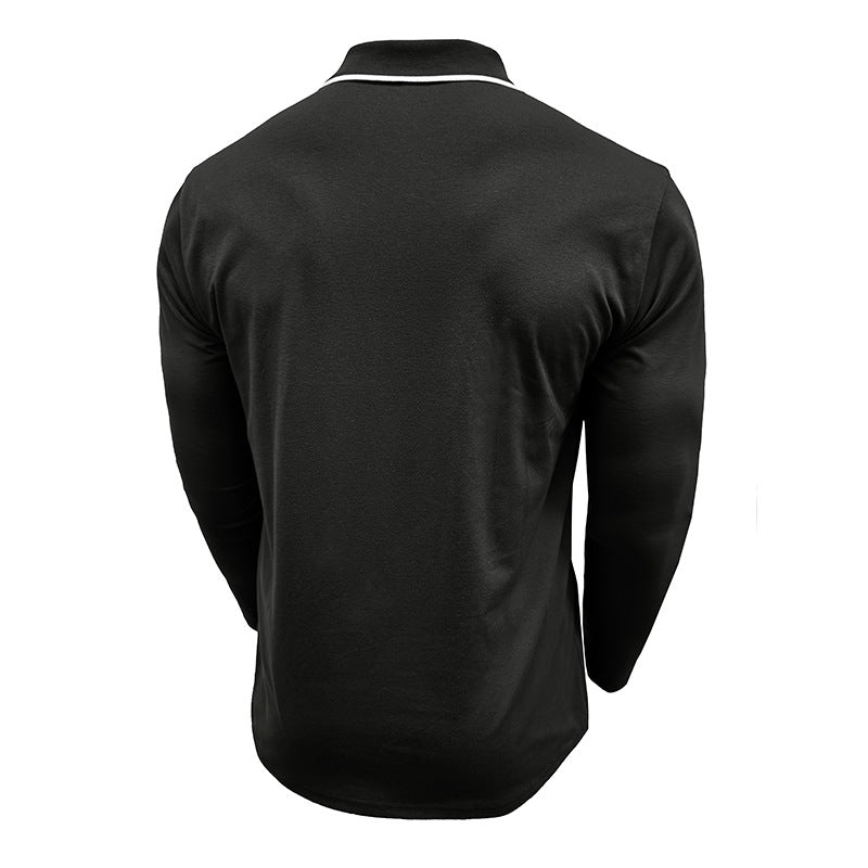 Herren Langarm Polohemd Echoarchiv