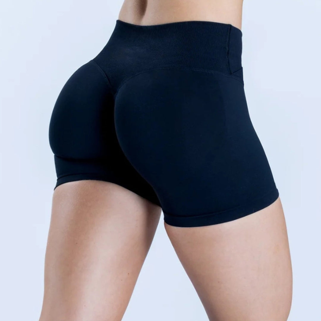Damen Sportliche Shorts mit hohem Bund und figurformendem Schnitt Echo Archiv