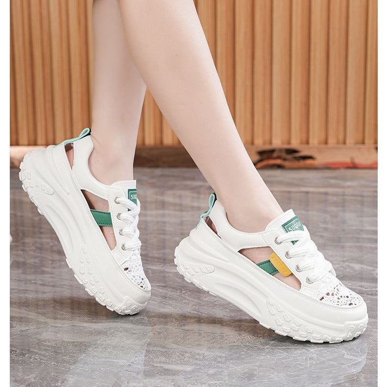 Damen Sportliche Sneaker mit luftiger Netzstruktur und extra hohem Komfort Echo Archiv