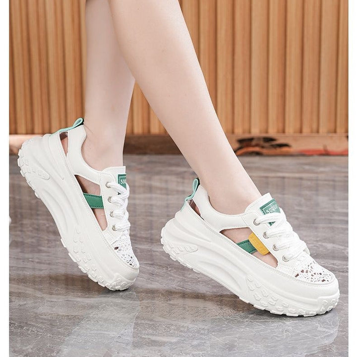 Damen Sportliche Sneaker mit luftiger Netzstruktur und extra hohem Komfort Echo Archiv