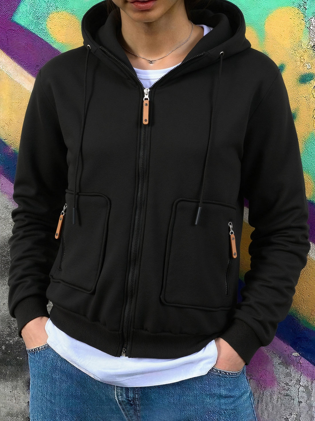 Herren Sportliche Fleecejacke – Taviero