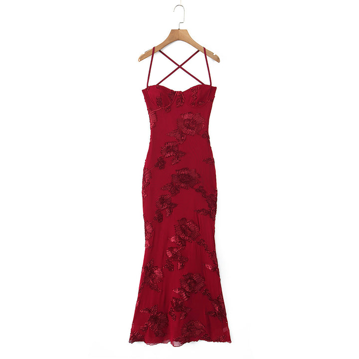 Damen Bodycon Kleid mit floralem Spitzenbesatz Echo Archiv