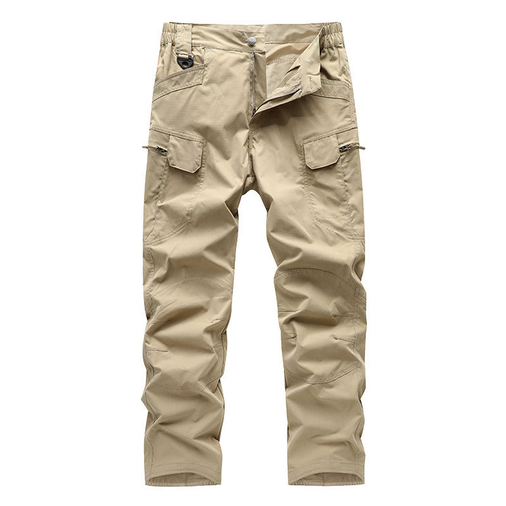 Herren Technik Cargo-Hose mit multifunktionalen Taschen und elastischem Bund Echoarchiv