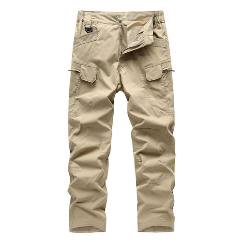 Herren Technik Cargo-Hose mit multifunktionalen Taschen und elastischem Bund Echoarchiv