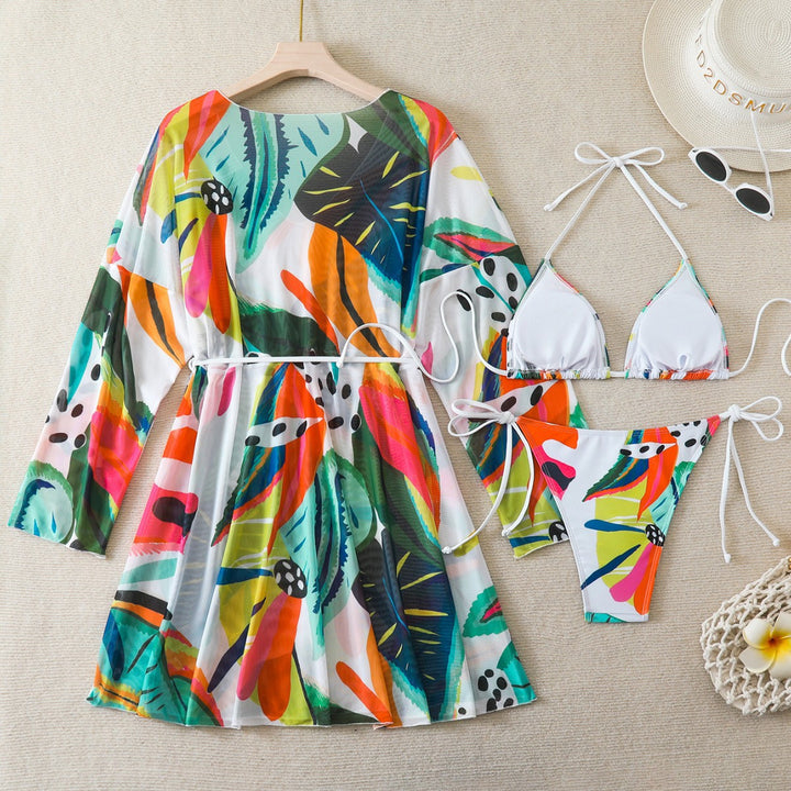 Damen Bikiniset mit lässigem Strandkleid Echo Archiv