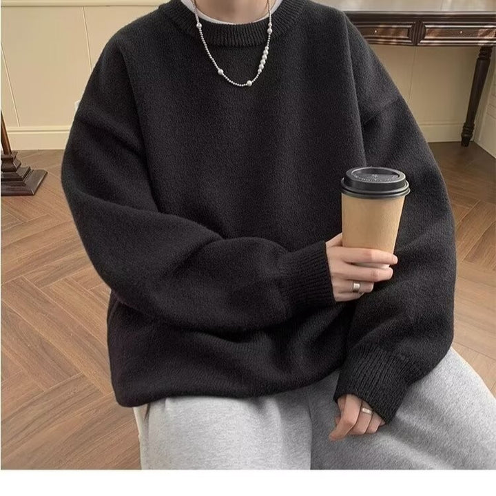 Damen Bequemer Oversize-Pullover Echoarchiv