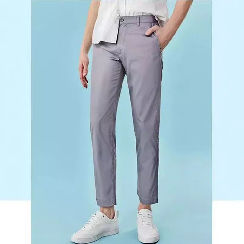 Herren Slim-Fit Chinohose mit schmal zulaufendem Bein und gekrempeltem Saum Echo Archiv