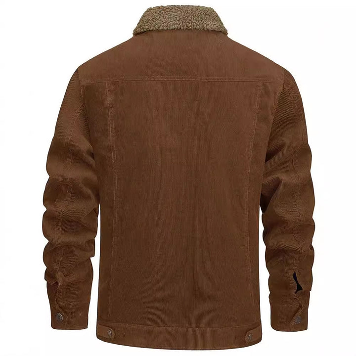 Herren Fleecegefütterte Cordjacke Echoarchiv