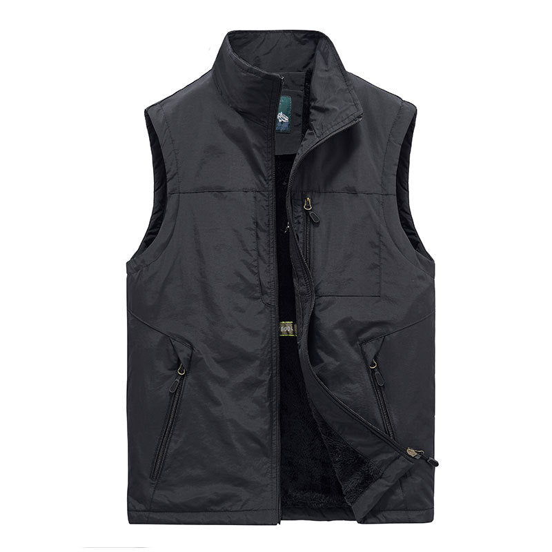 Herren Praktische Fleece Weste Echo Archiv
