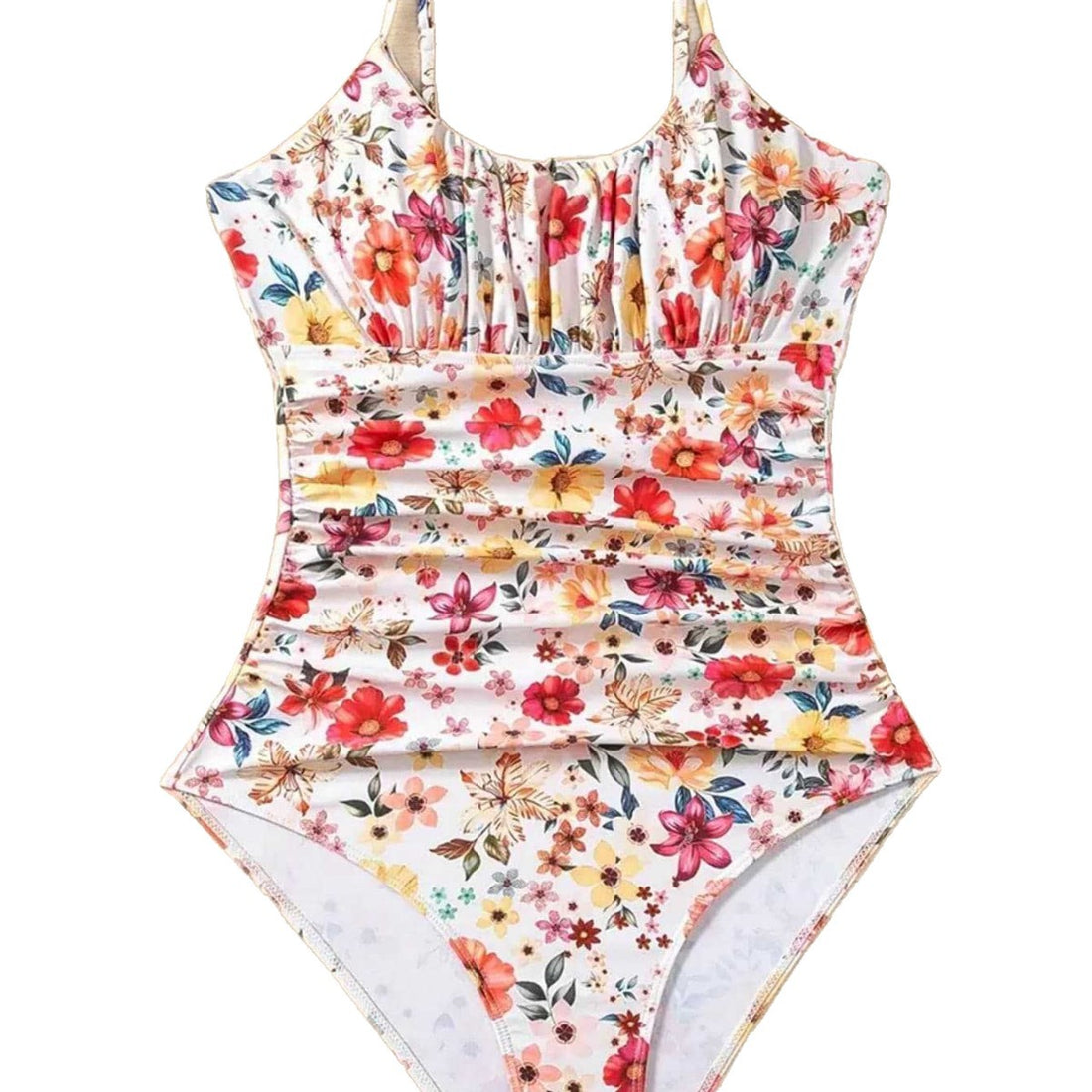 Damen Einstückiger Badeanzug mit raffiniertem Falten-Design – Maréssa