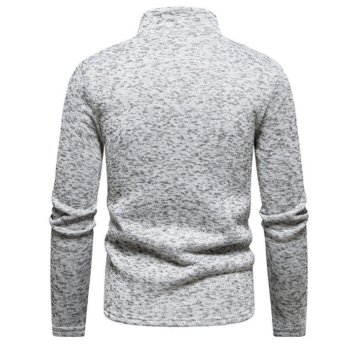 Herren Fleecejacke mit hoher Stehkragen und durchgehendem Reißverschluss Echoarchiv