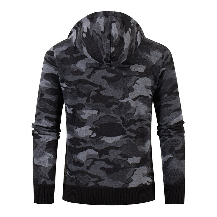 Herren Kapuzenjacke mit warmem Innenfutter und praktischen Reißverschlusstaschen Echoarchiv