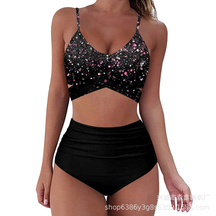 Damen Crop-Top Bikini-Set mit geflochtenem Design Echo Archiv