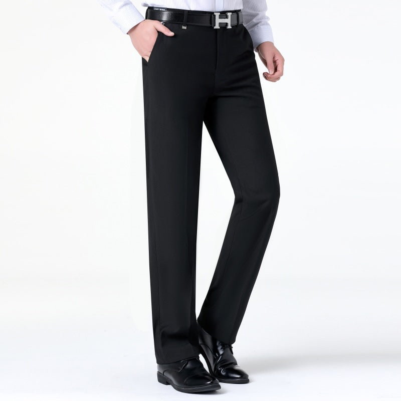 Herren elegante Anzughose mit feinem Strukturdesign Echoarchiv
