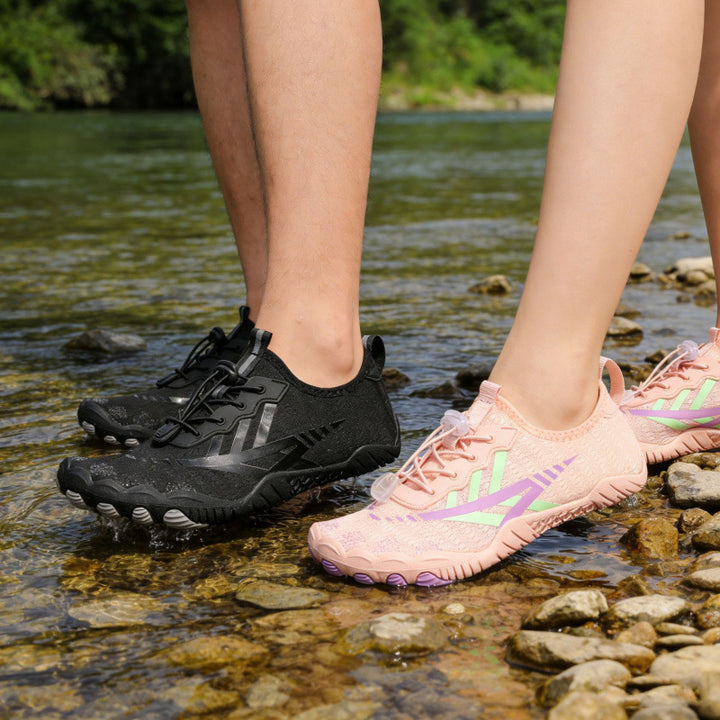 Unisex nan ultraleichte Aquaschuhe mit zehennahem Flexprofil, rutschfester Gummilaufsohle und Schnellzugverschluss Echo Archiv