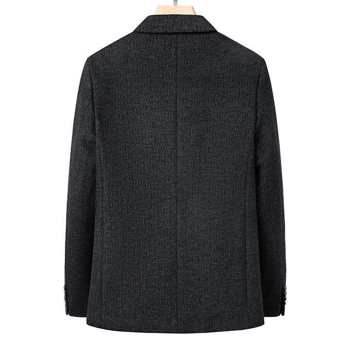 Herren eleganter Blazer mit feinem Strukturdesign Echoarchiv