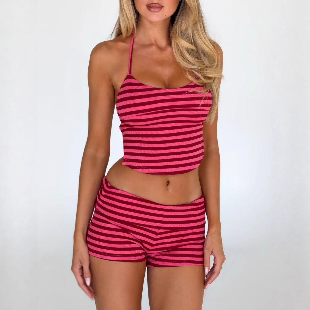 Damen Sportliche kurze Hose mit breitem Bund Echo Archiv