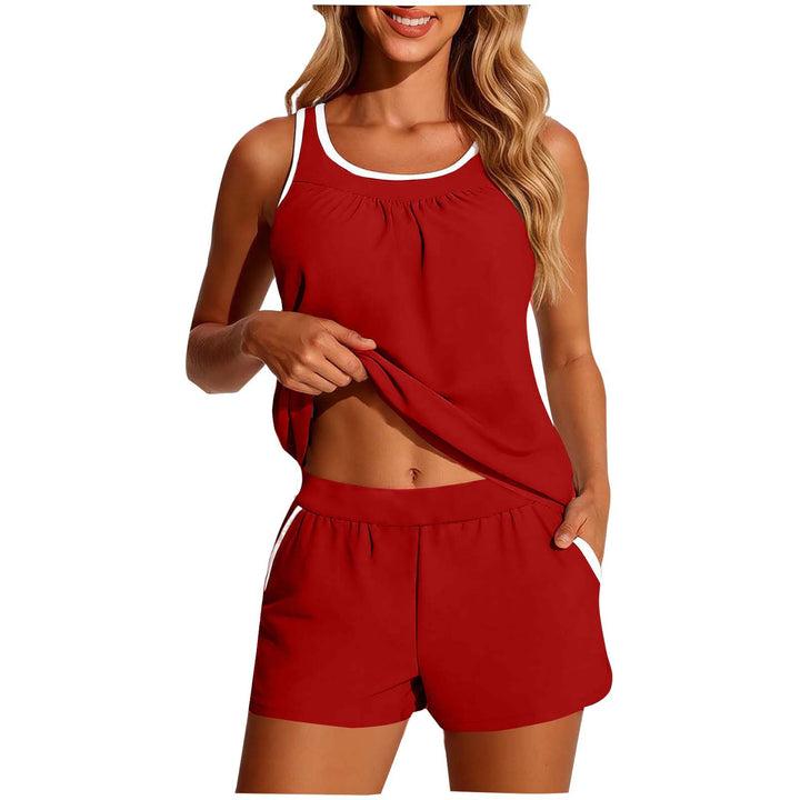 Damen Sportliches Tank-Top mit Shorts Echo Archiv