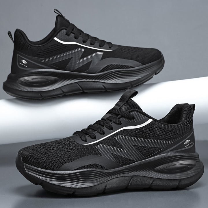 Damen nan Performance-Slip-On Running-Sneaker mit nahtlosem Mesh-Obermaterial, stoßdämpfender Waben-Plateausohle und verstärkter Fersenstütze Echo Archiv