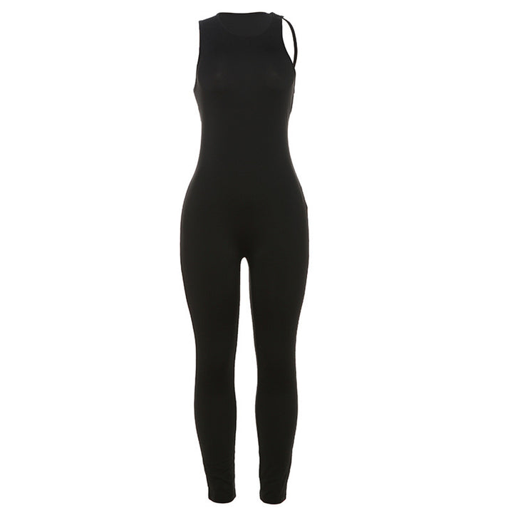 Damen Sportlicher Langoverall mit innovativem Cut-Out Echo Archiv