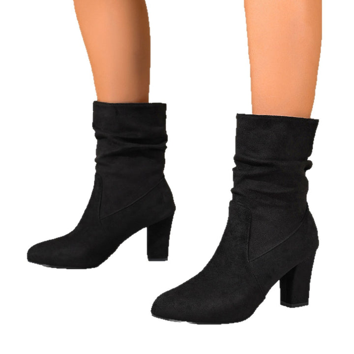 Damen Modische Stiefeletten mit blockierendem Absatz Echo Archiv