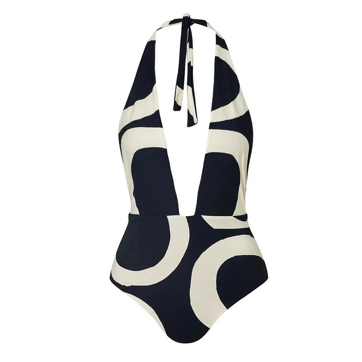 Damen Bikiniset mit asymmetrischem Oberteil und elegantem Wickelrock Echo Archiv