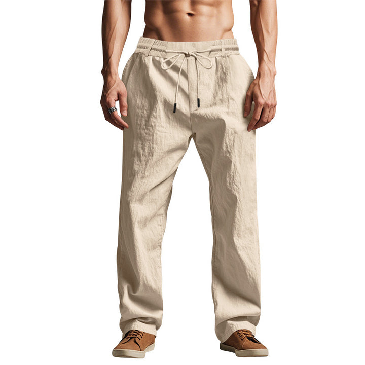 Herren lockere Freizeit-Hose mit elastischem Bund und praktischen Taschen Echoarchiv