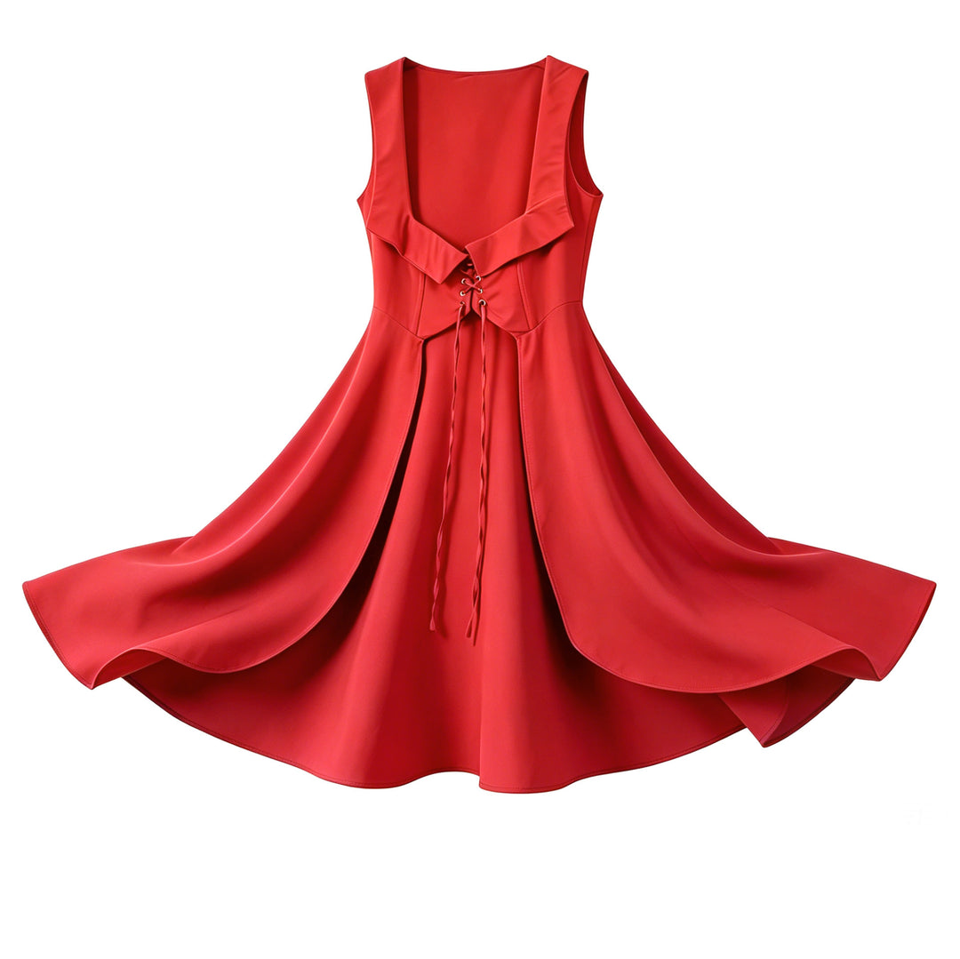 Damen nan schulterfreies Boho Maxikleid mit Volants, asymmetrischem Saum und Glockenärmeln Echo Archiv