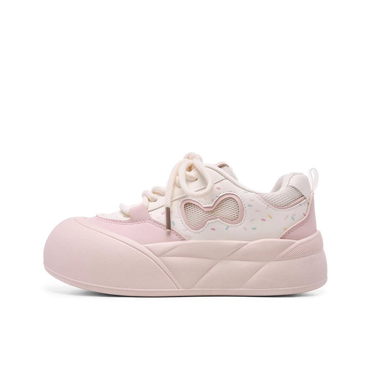Damen Sportliche Sneakers mit übergroßem Sohlenprofil und atmungsaktiven Einsätzen Echo Archiv