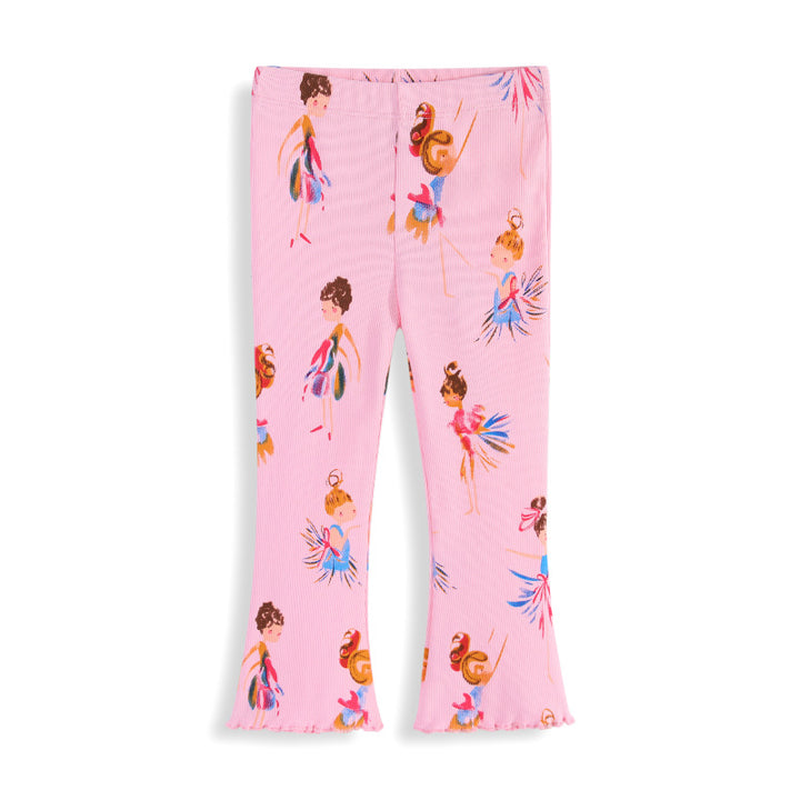 Mädchen Leggings mit buntem Ballerina-Design Echo Archiv